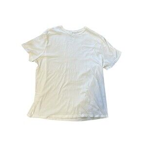 Good Fellow Mens XL White Crew Neck Comfortable Soft Standard Cotton Short